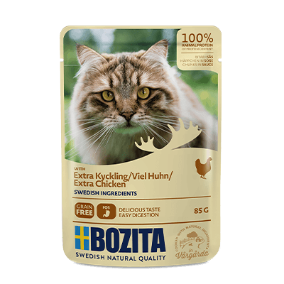 Bozita Cat, extra Chicken Chunks in Sauce 12x85g