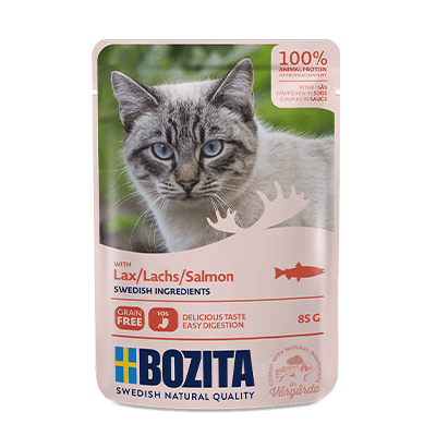 Bozita Cat, Salmon Chunks in Sauce 12x85g