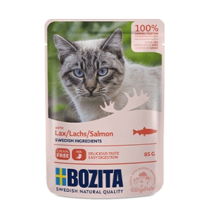 Bozita Cat, Salmon Chunks in Sauce 12x85g