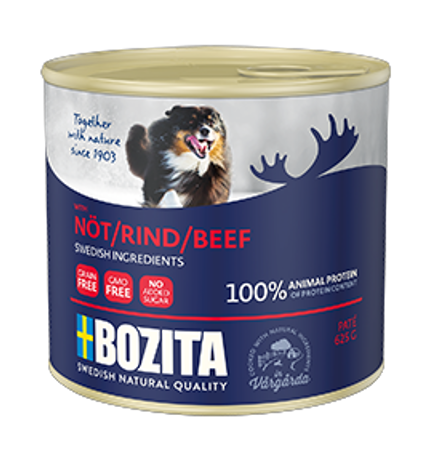 Bozita Dog, Paté with Beef 625g