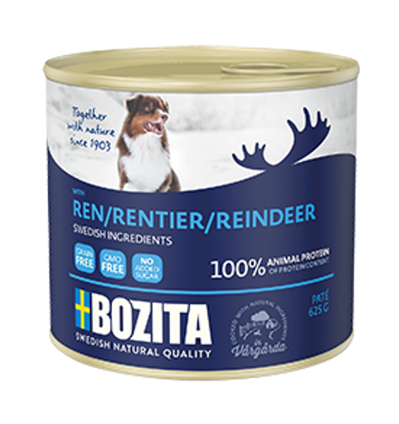 Bozita Dog, Paté with Reindeer 625g