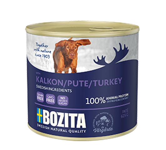 Bozita Dog, Paté with Turkey 6x625g