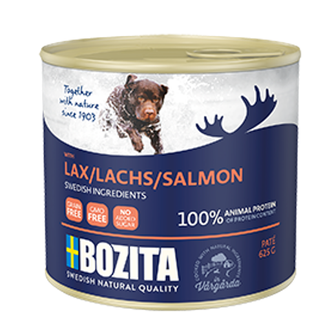 Bozita Dog, Paté with Salmon 625g