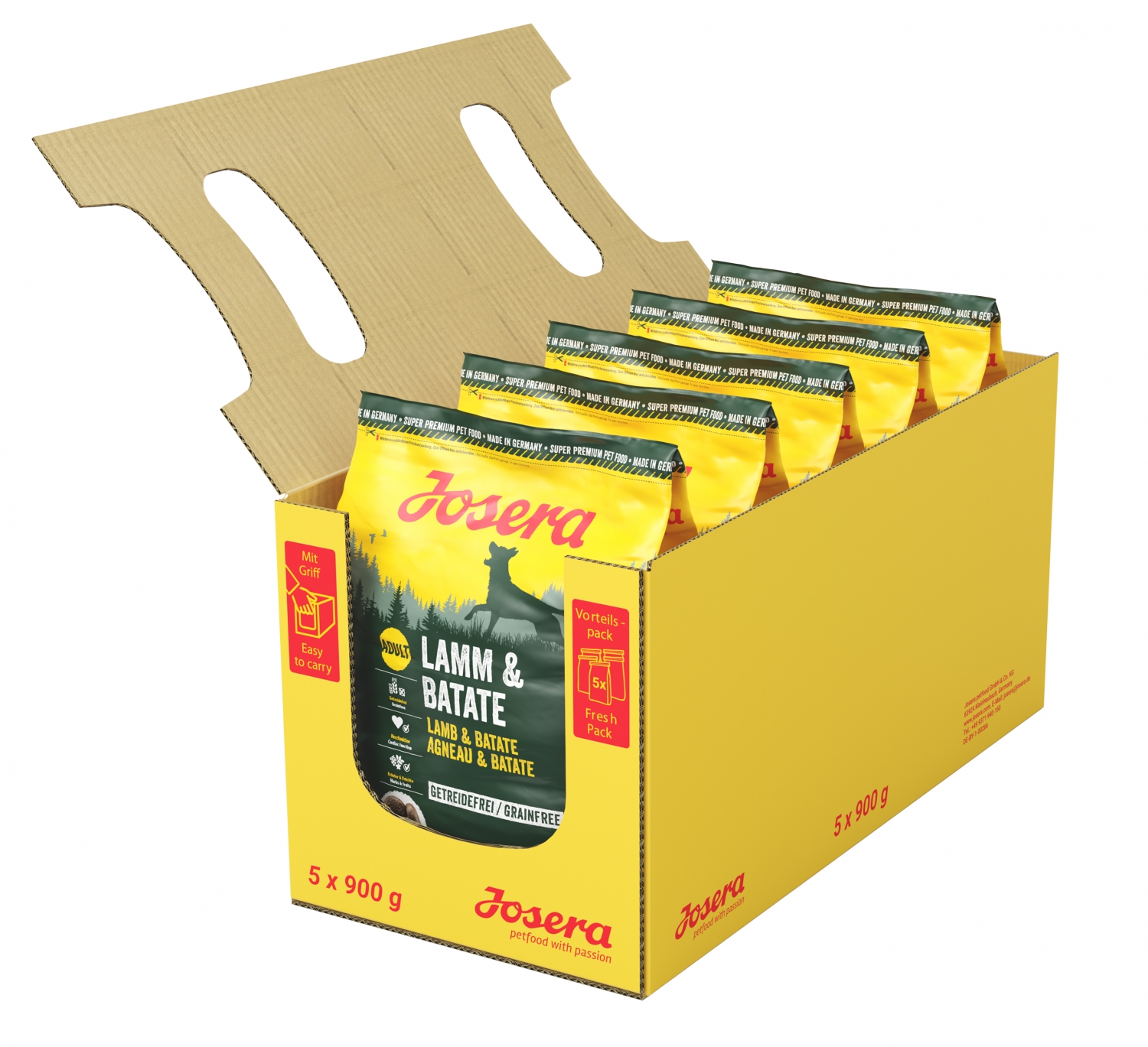 Josera Lamb & Batate 5x900g