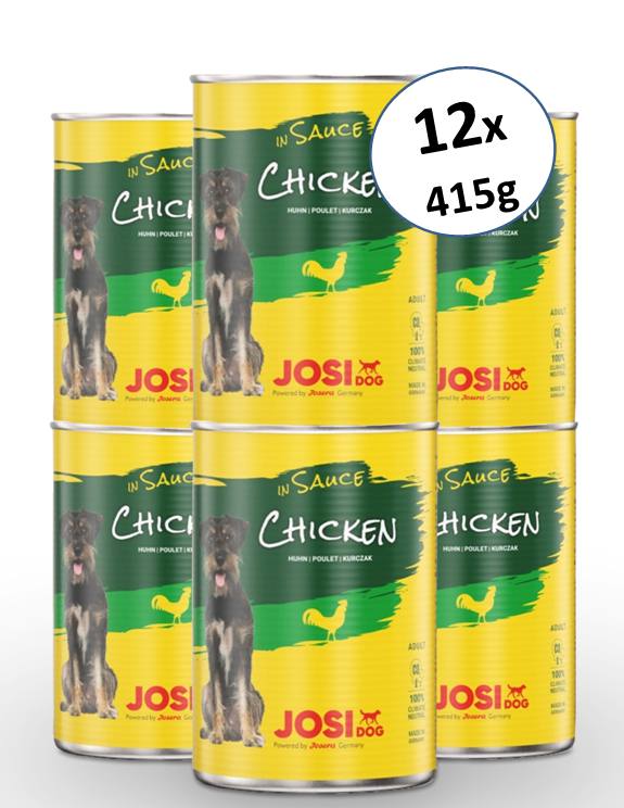 JosiDog chicken in sauce 12x415g