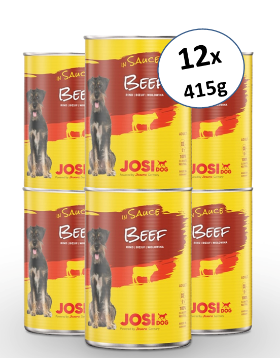 Josidog beef in sauce 12x415g