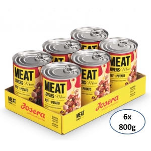 Josera Meat Lovers Menu, Beef & Potato 6x800g