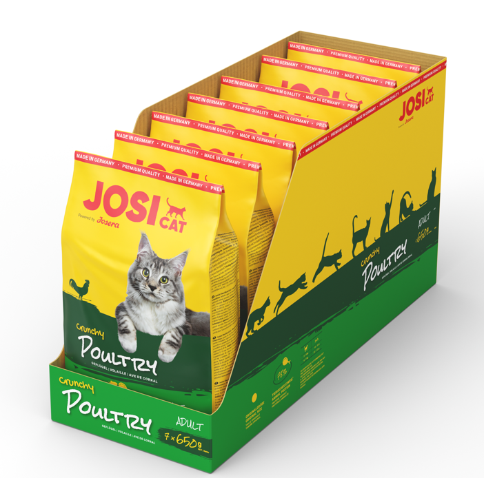 JosiCat Crunchy Chicken 7x650g (Poultry)