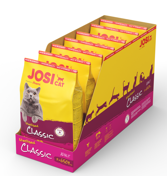 Josera JosiCat Sterilised Classic 7x650g