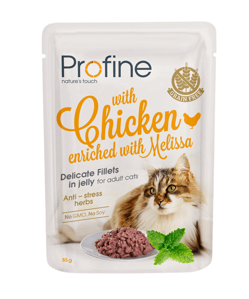 Profine Cat Pouch Chicken in Jelly märgtoit kassidele 85g