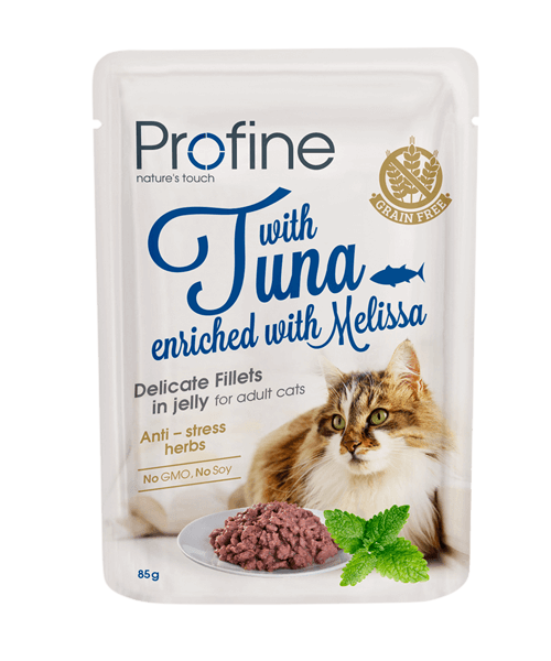 Profine Cat Pouch Tuna in Jelly märgtoit kassidele 85g