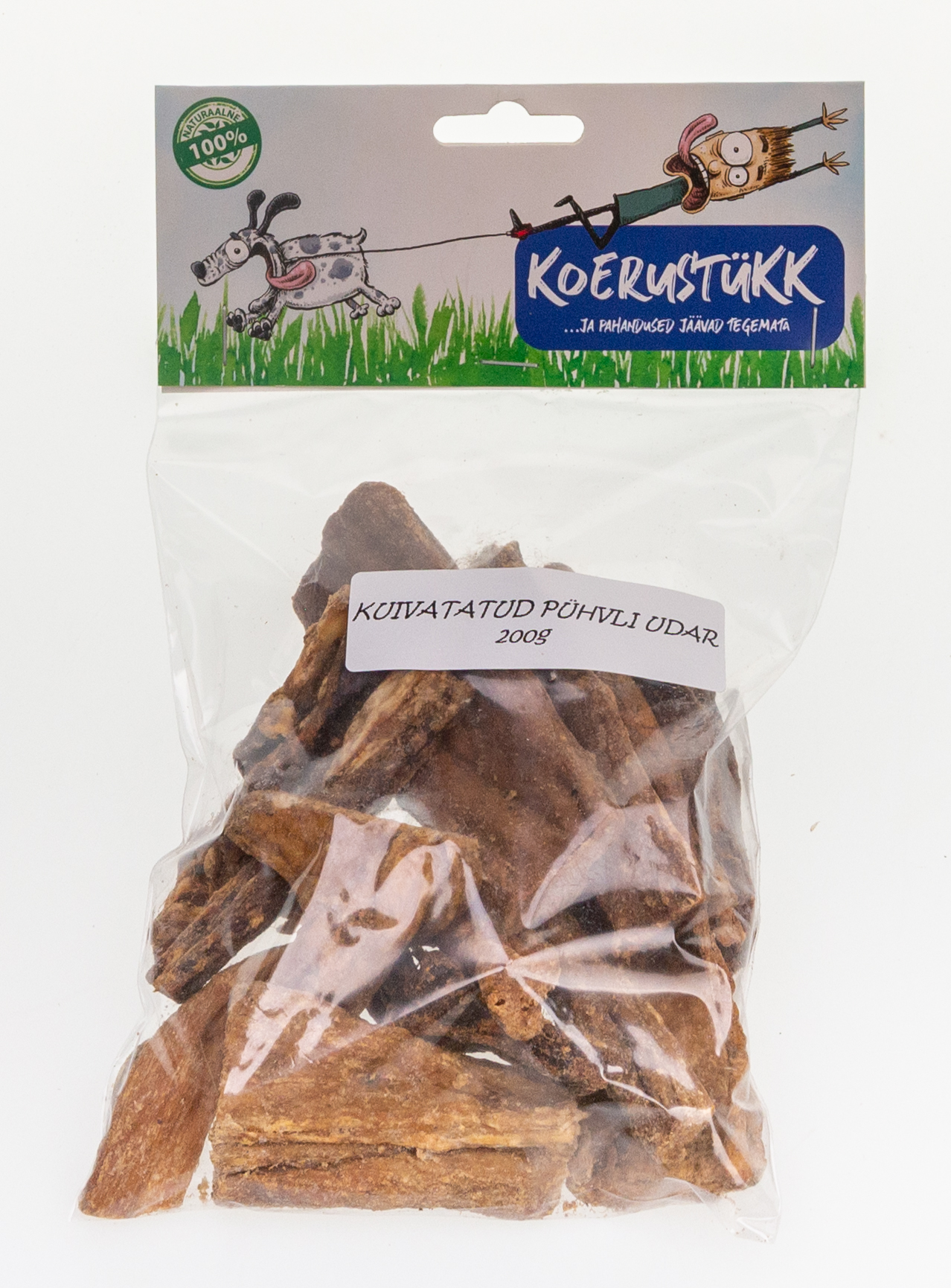 Koerustükk - Kuivatatud pühvli udar 200g