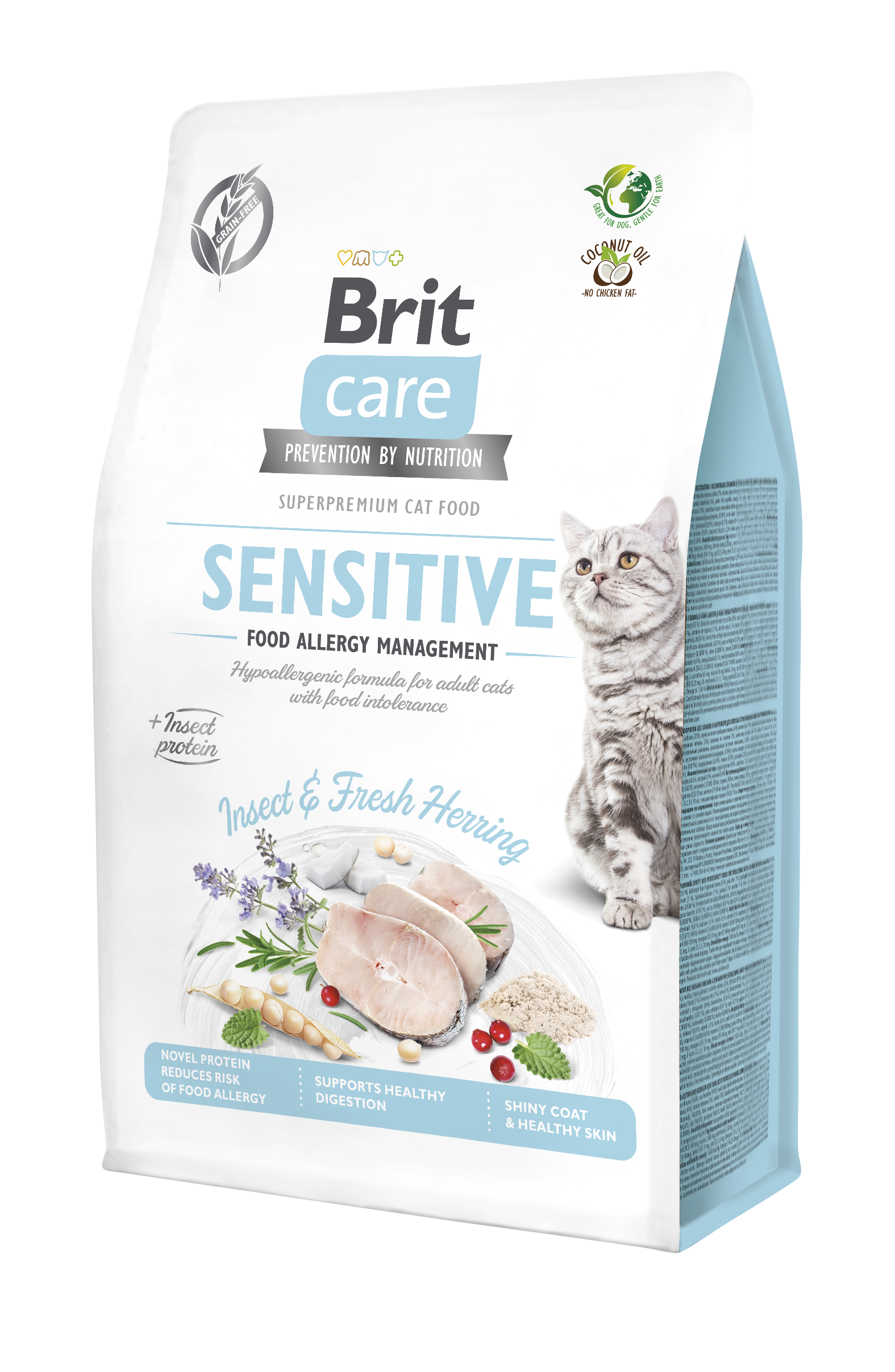 Brit Care Cat Grain-Free Insect & Fresh Herring kassitoit 0,4 kg