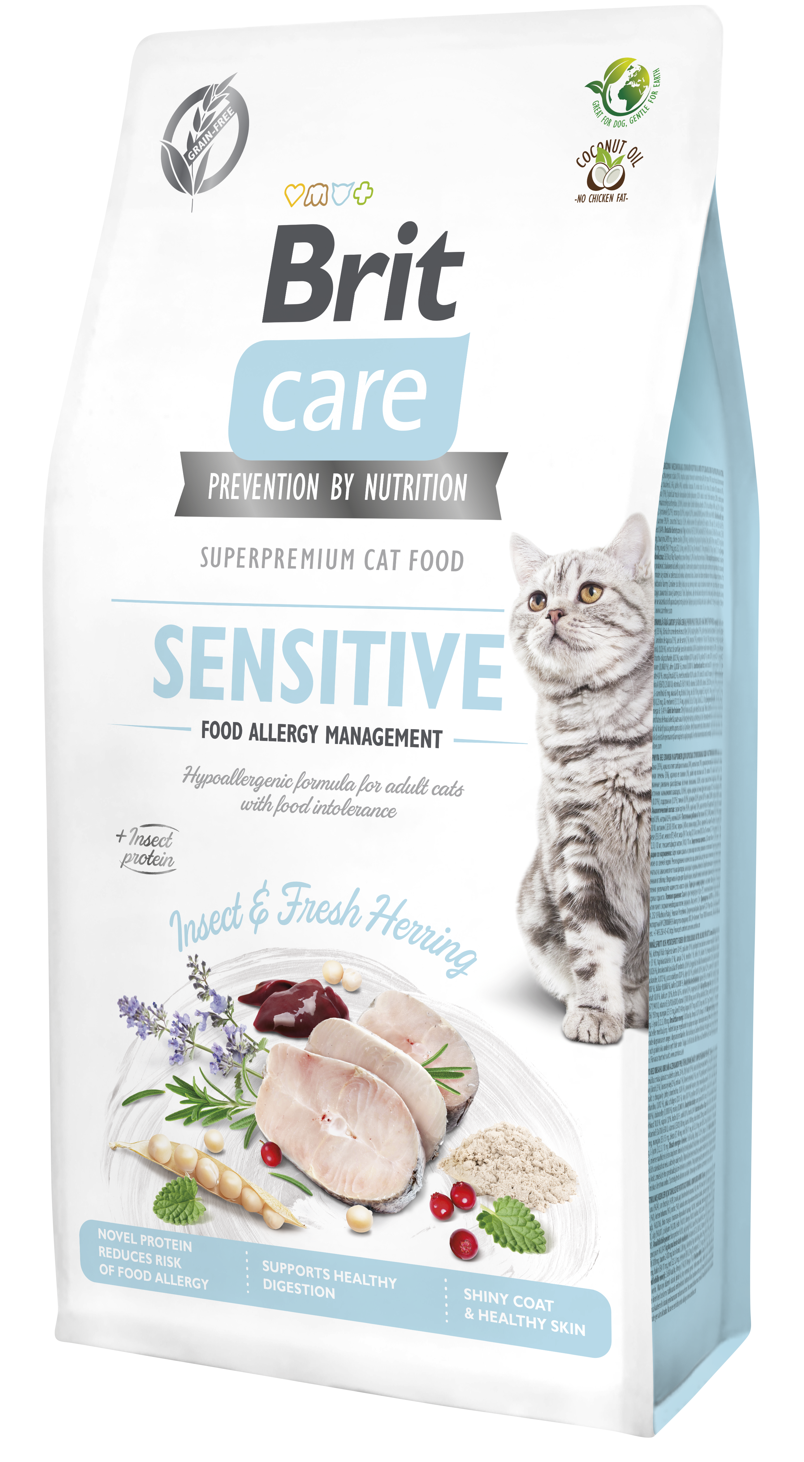 Brit Care Cat Grain-Free Insect & Fresh Herring kassitoit 7 kg