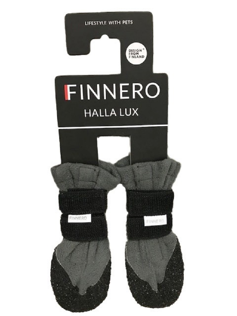 Finnero Halla Lux fliisist saapad L, hall, 2 tk