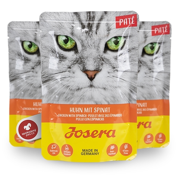 Josera паштет для кошек с курицей и шпинатом 16x85g