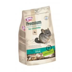 LoLo Pets Premium täissööt tšintšiljadele 750g