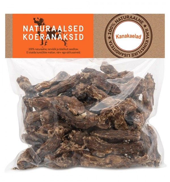 Naturaalne maius koertele, kanakaelad 200 g