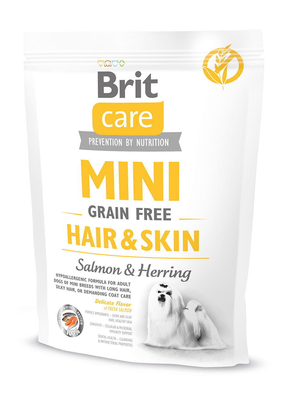 Brit Care Mini Hair & Skin teraviljavaba koeratoit 400g