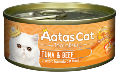 Aatas Cat Tantalizing Tuna & Beef konserv kassidele 80g