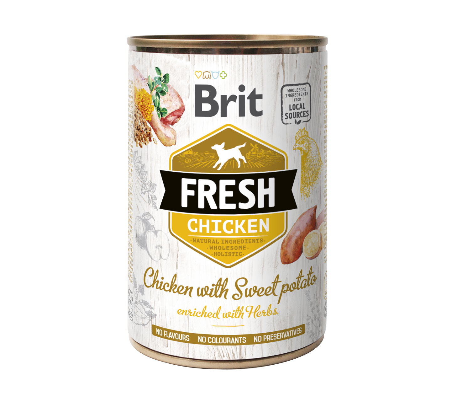 Brit Fresh Chicken with Sweet Potato konserv 400g