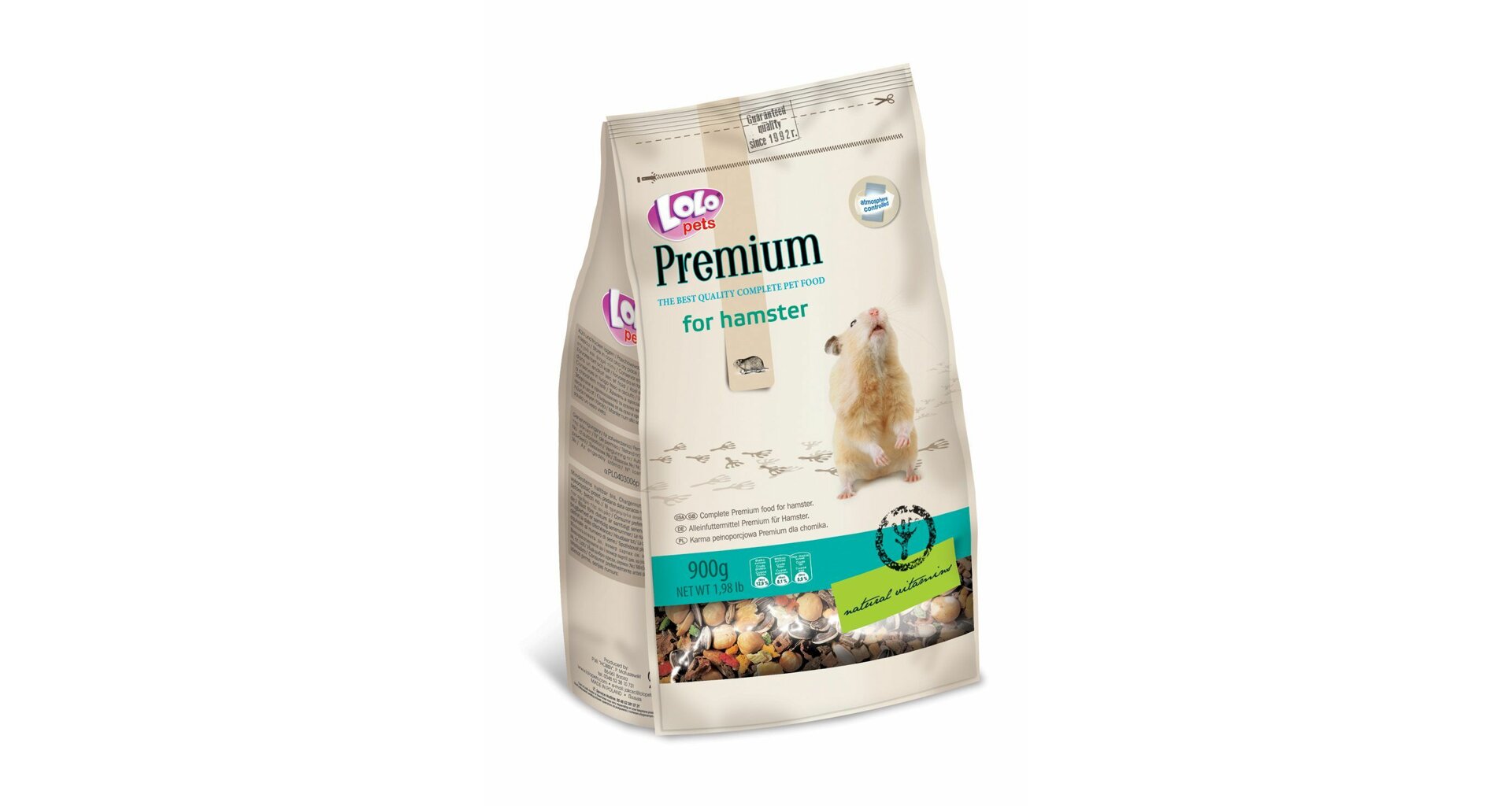 LoLo Pets Premium täistoit hamstritele 900g