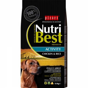 Nutribest Activity Chicken And Rice koeratoit 15kg