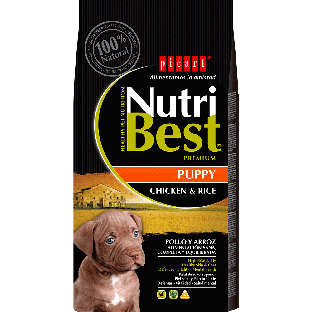 Nutribest Puppy Chicken And Rice koeratoit 3kg