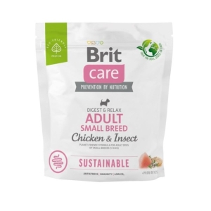 Brit Care Sustainable Adult Small Breed Chicken&Insect koeratoit 1kg