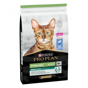 Purina Pro Plan kassitoit Sterilised Optirenal küülik, 10 kg