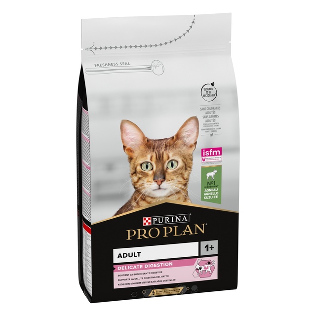 Purina Pro Plan kassitoit Delicate lambaga, 1,5kg