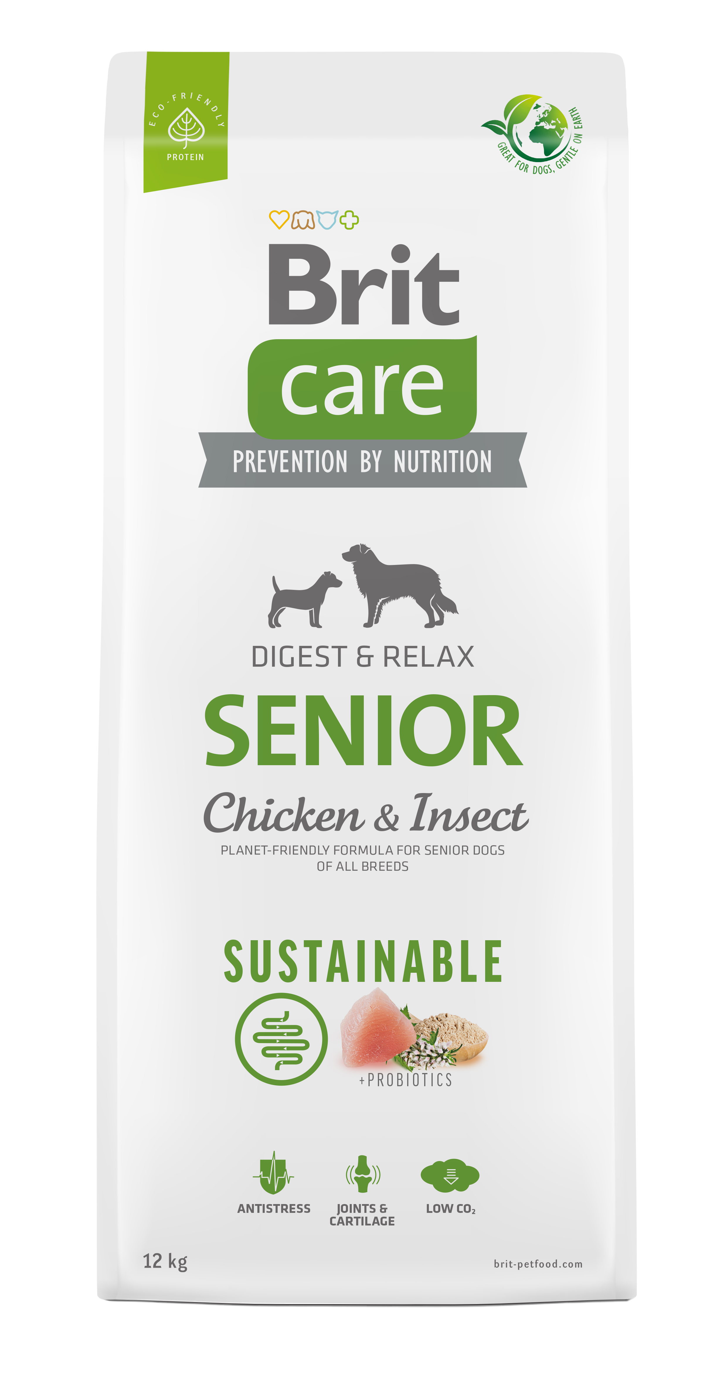 Brit Care Sustainable Senior Chicken&Insect koeratoit 12kg