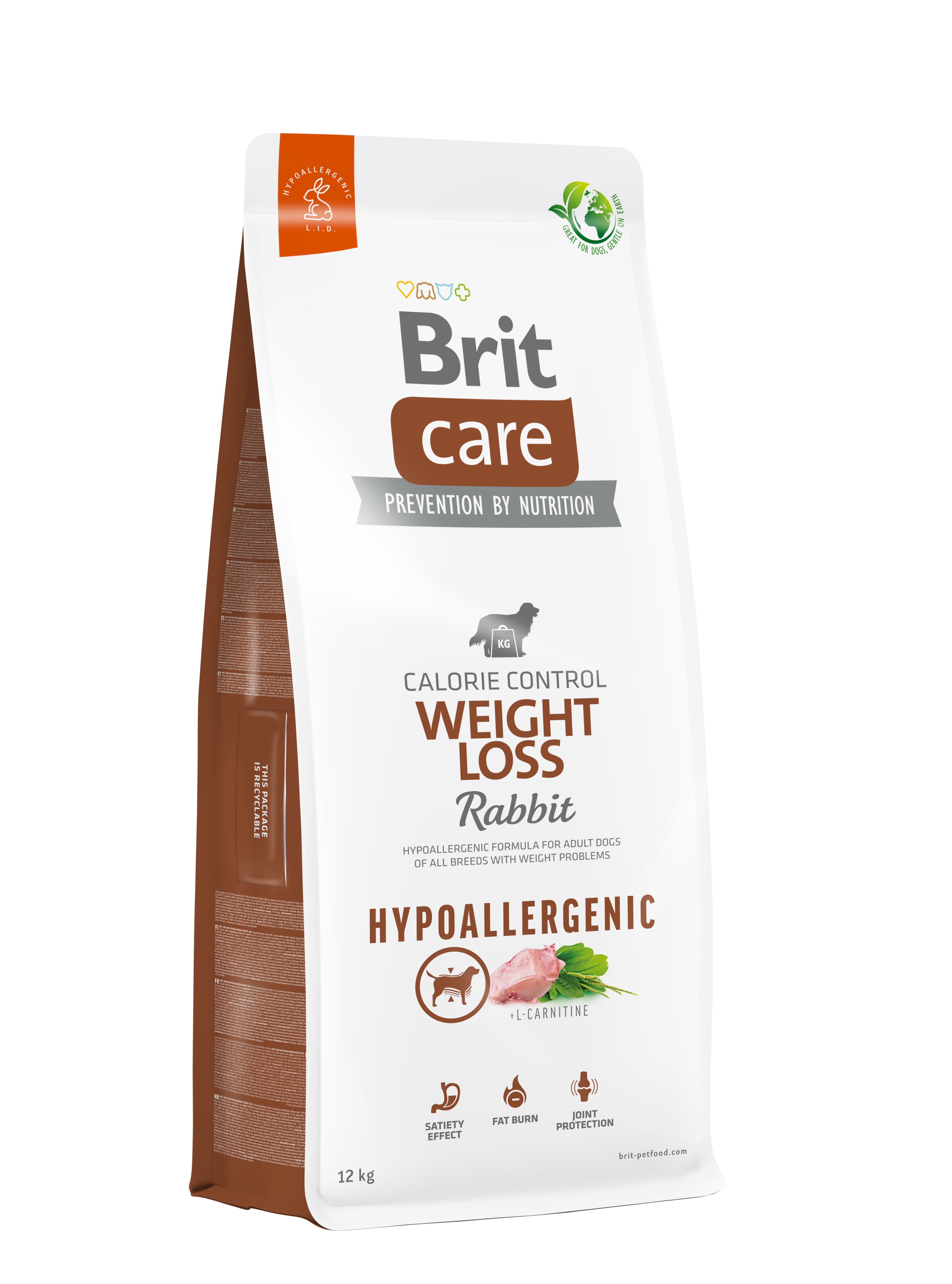 Brit Care Hypoallergenic Weight Loss Rabbit koeratoit 12kg