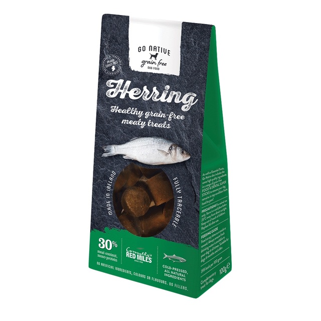 Go Native maius koertele, heeringaga, 100g