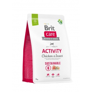 Brit Care Sustainable Activity Chicken&Insect koeratoit 3kg