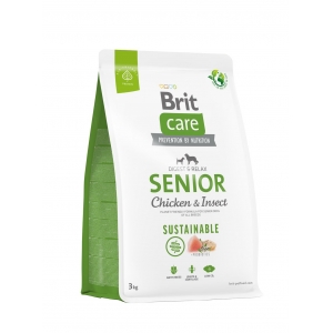 Brit Care Sustainable Senior Chicken&Insect koeratoit 3kg