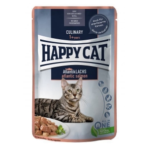 Happy Cat Culinary Meat In Sauce Atlantik-Lachs Pouch 24x85g