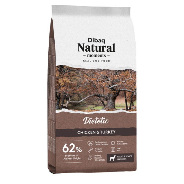 Dibaq Natural Moments Dietetic Light/Senior koeratoit 15kg