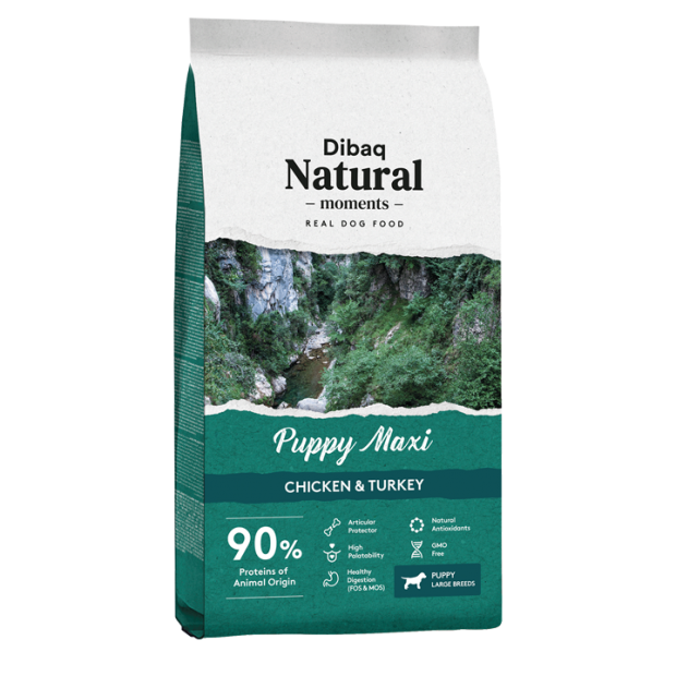 Dibaq Natural Moments suurt tõugu kutsikatoit 3kg