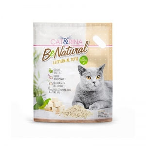 Cat&Rina TOFU BeNatural классический наполнитель для кошачьего туалета из 100% натуральных растительных волокон 10 л