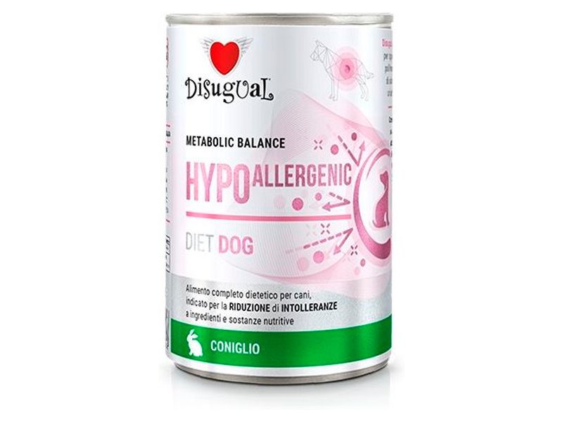 Disugual Diet Dog Hypoallergenic küülikuga konserv koertele 400g