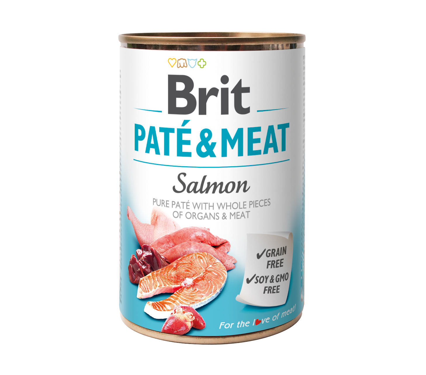 Brit Care Salmon Paté & Meat konserv koertele 400g