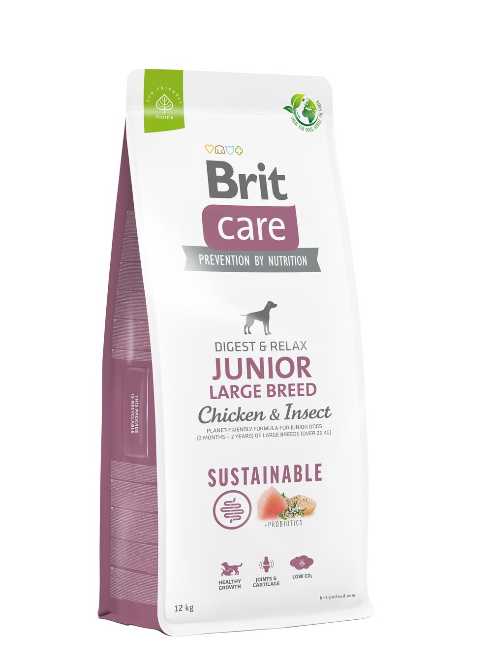 Brit Care Sustainable Junior Large Breed Chicken&Insect koeratoit 12kg