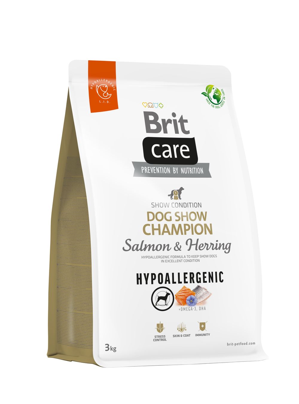 Brit Care Hypoallergenic Dog Show Champion koeratoit 3kg