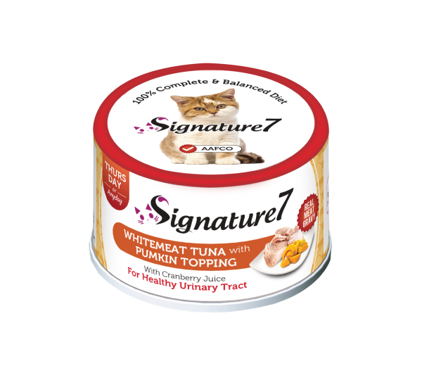 Signature7 Whitemeat Tuna with Pumpkin konserv kassidele 70g