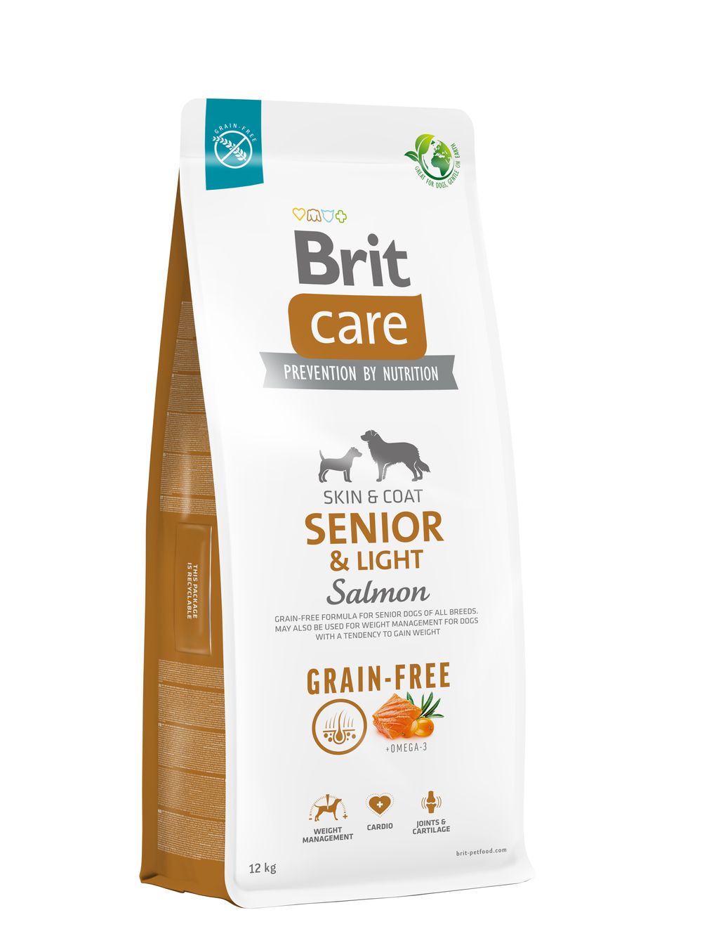 Brit Care Grain-Free Senior & Light Salmon koeratoit 12kg