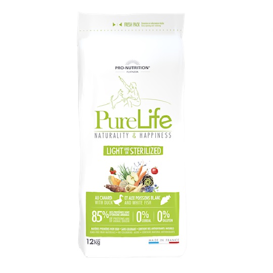 Pro-Nutrition PureLife Light/Sterilised 12kg