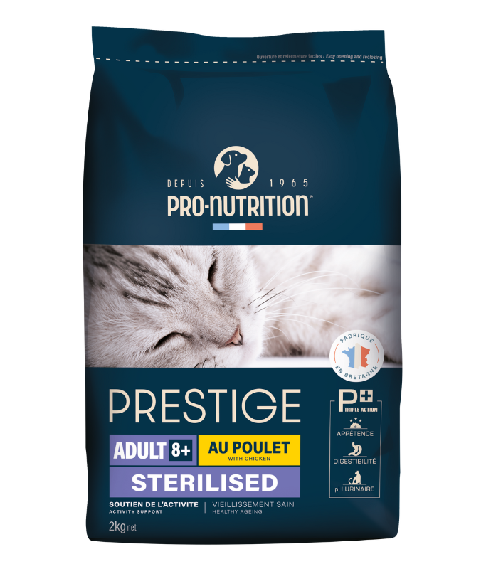 Pro-Nutrition Prestige Adult Sterilised 8+ 2kg