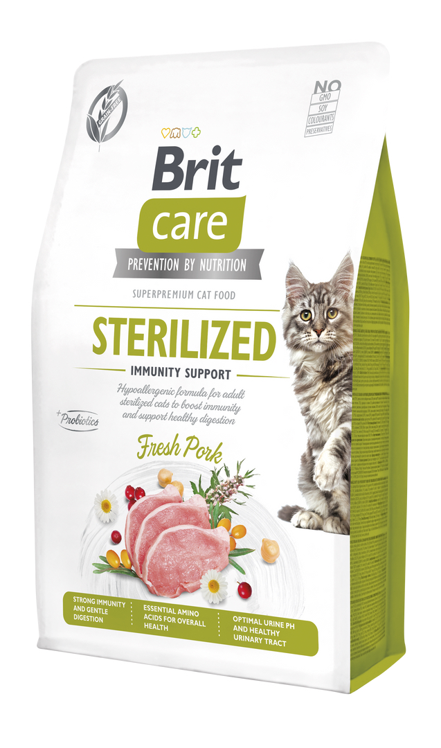 Brit Care Cat Grain-Free Sterilized Immunity Support kassitoit 2kg