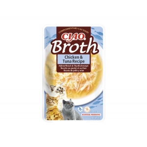 Ciao Broth Chicken &amp; Tuna märgtoit kassidele 40g